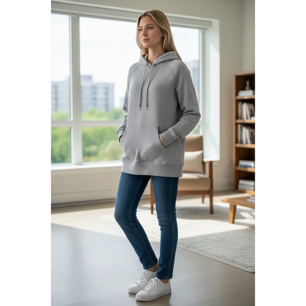 Xersion Gray Hoodie Sweatshirt‎